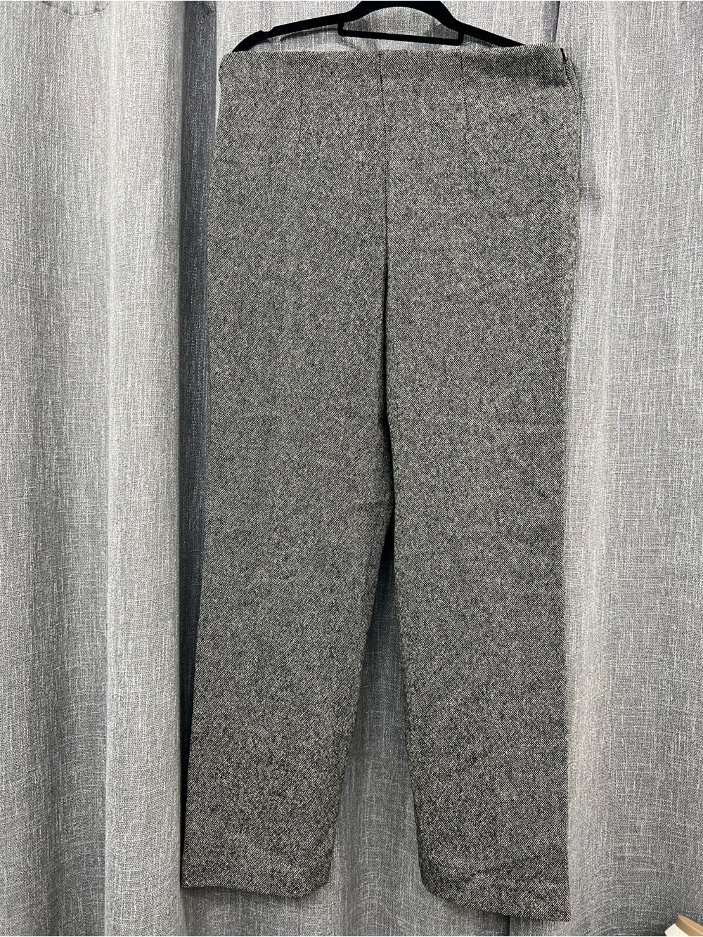 Chadwicks Gray Straight-Leg Knit Pants